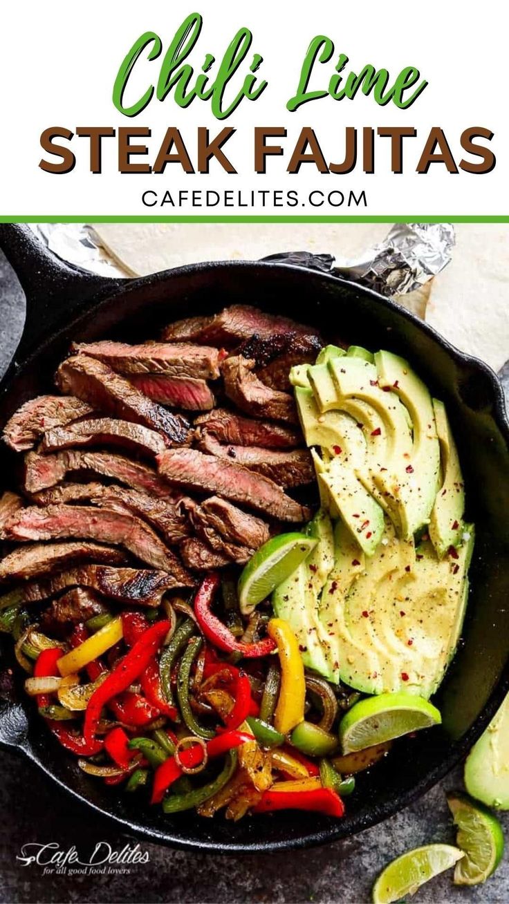 Quick & Juicy Chili Lime Steak Fajitas: Under 30 Minutes